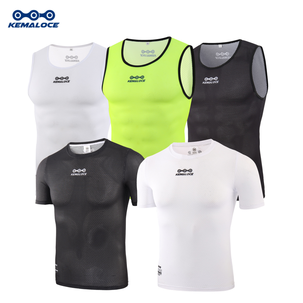 Cycling Gear Vest - KEMALOCE Cycling Base Layer Men Short