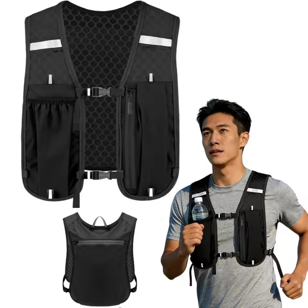 Cycling Gear Vest - Running Hydration Vest for Women and