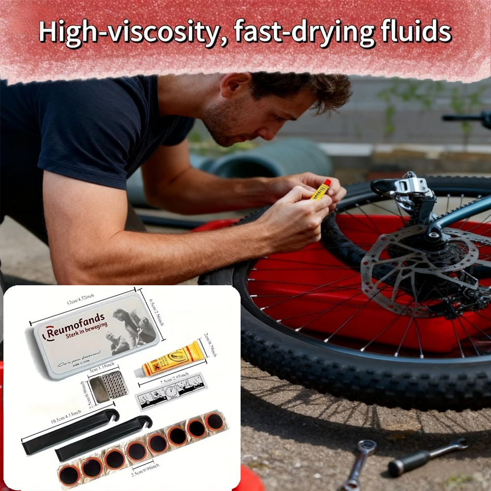 Bike Tube Repair Kit - Bicycle Flat Tire Repair Kit Tool