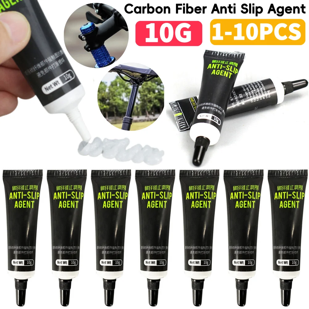 Carbon Fiber Saddle - 1-10Pcs 10g Carbon Fiber Anti Slip