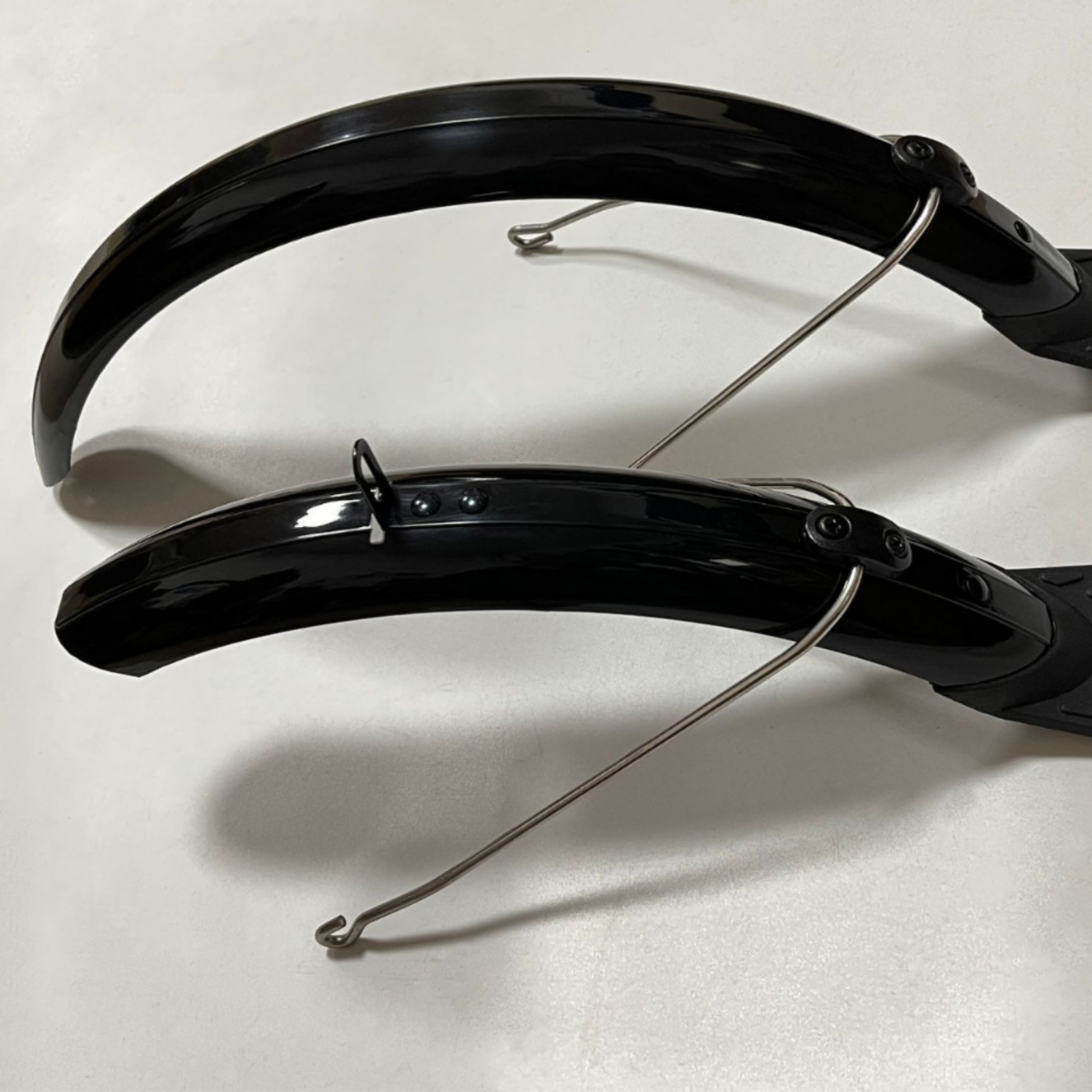 Cycling Gear Black - 2 Pieces 16-Inch Bike Mudguards 5