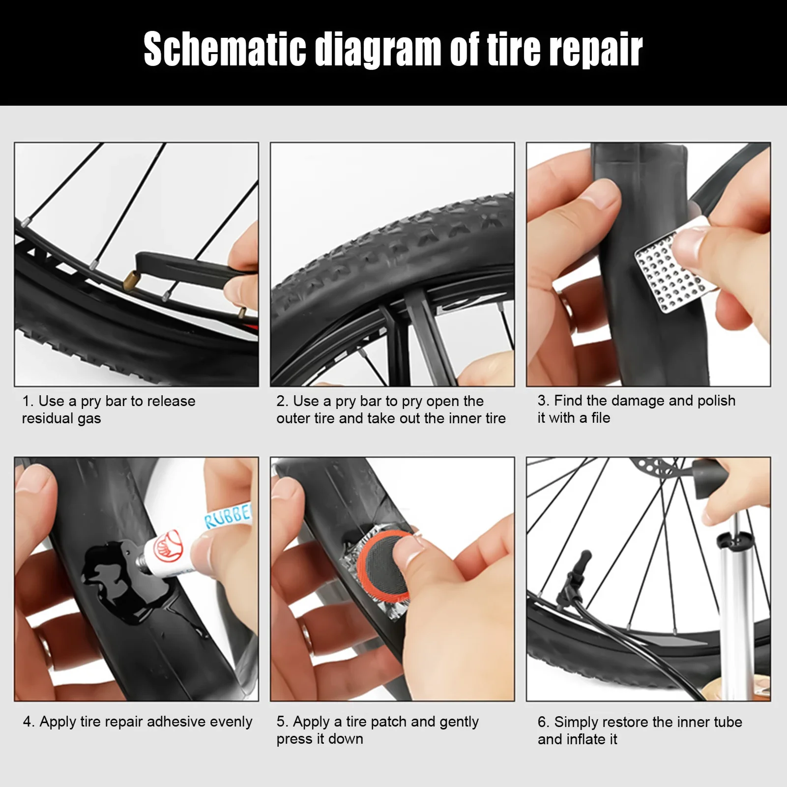 2026-Bike Tire Repair Kit Conv - Bike Tube Repair Kit incelemesi ve fiyatı