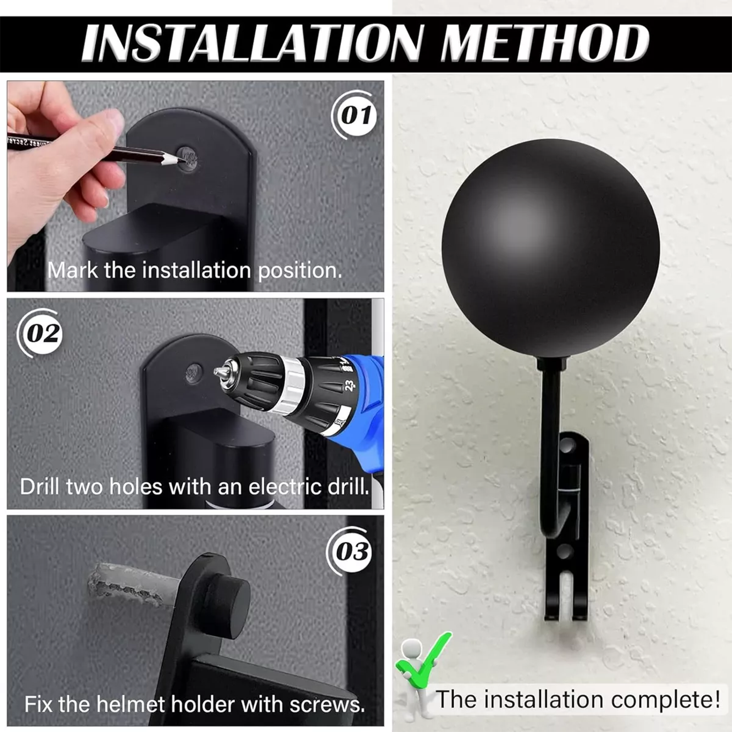 Wall Mount Motorcycle Helmet R - Cycling Gear Wall Mount incelemesi ve fiyatı