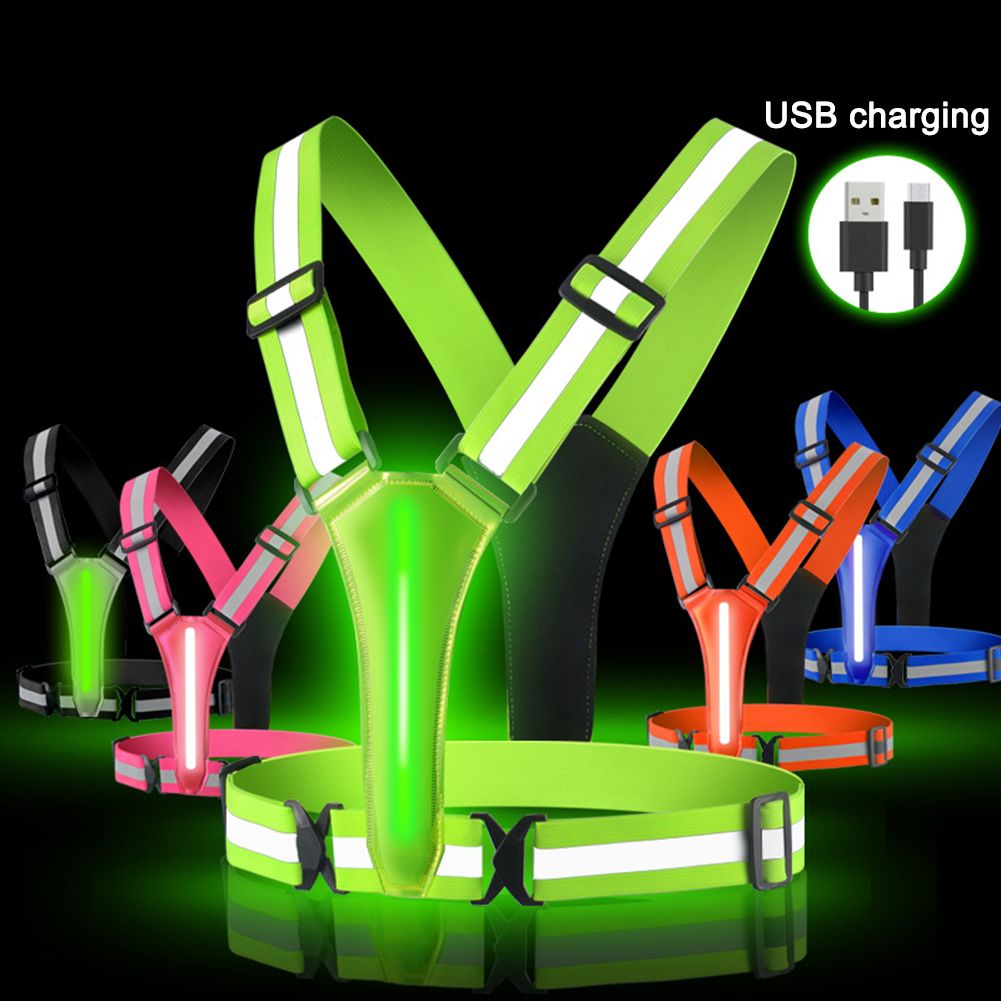 LED Running Vest USB Rechargea - Cycling Gear Vest incelemesi ve fiyatı