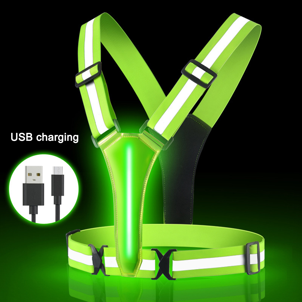 LED Running Vest USB Rechargea - Cycling Gear Vest incelemesi ve fiyatı
