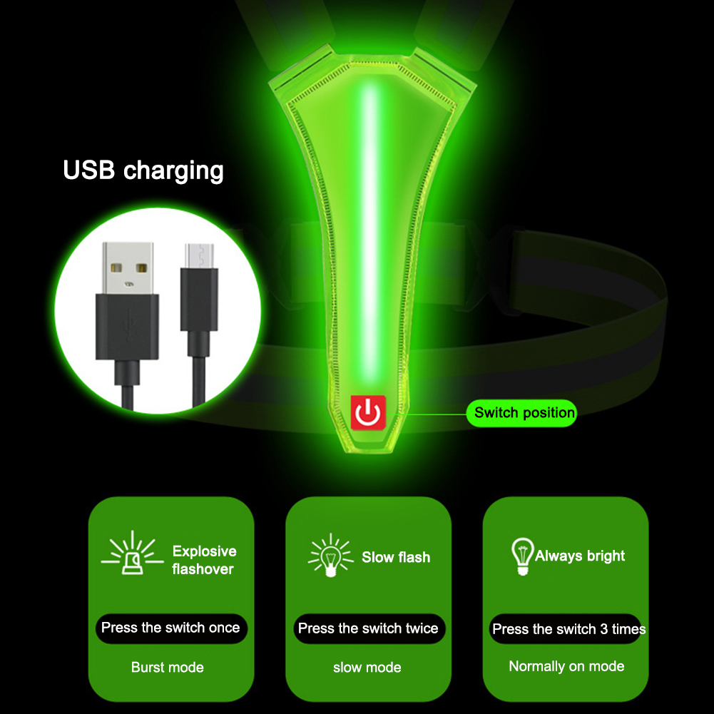 LED Running Vest USB Rechargea - Cycling Gear Vest incelemesi ve fiyatı
