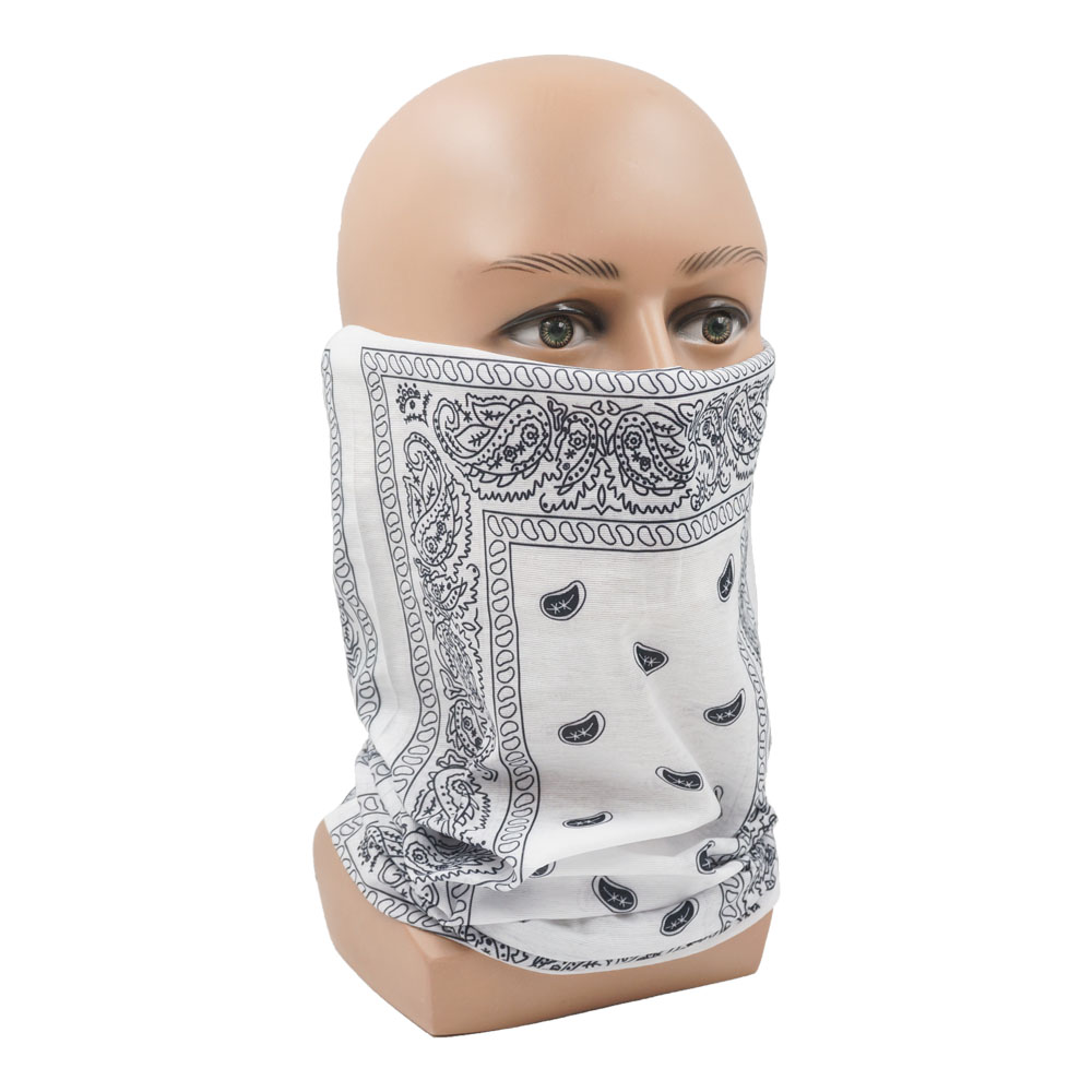 White Paisley Neck Gater Tube  - Cycling Gear Black incelemesi ve fiyatı