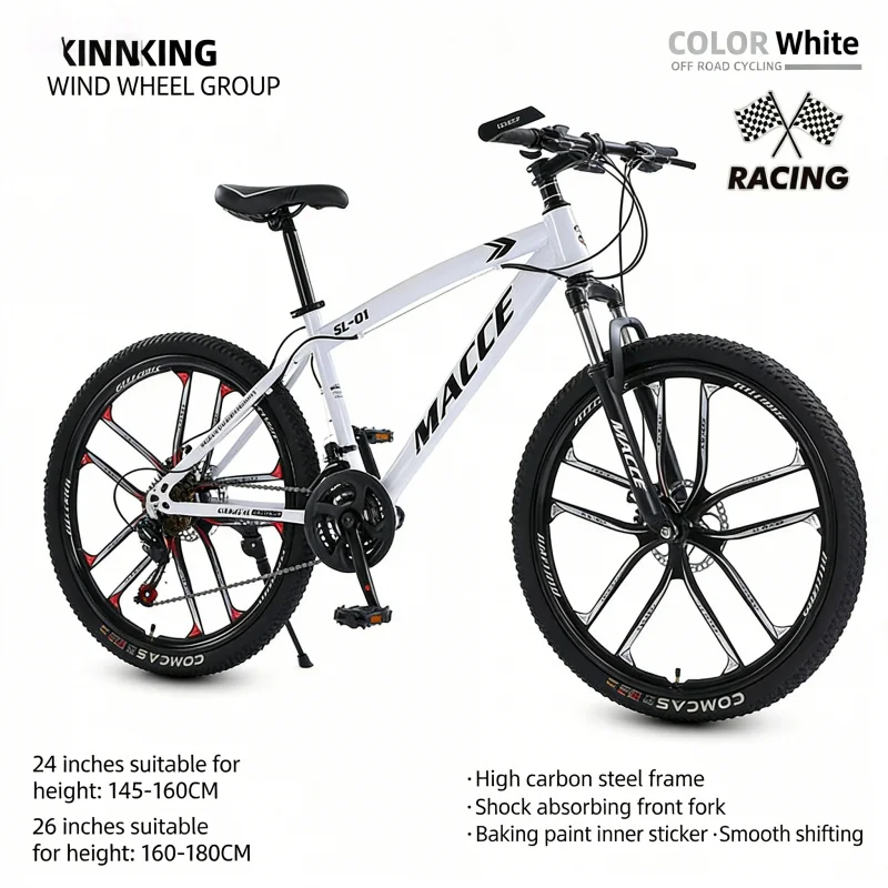 White 26-Inch High-End Mountai - Cycling Low Gear incelemesi ve fiyatı