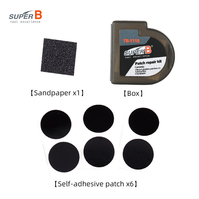 Super B TB-1118 6pcs Bicycle R - Bike Tube Repair Kit incelemesi ve fiyatı