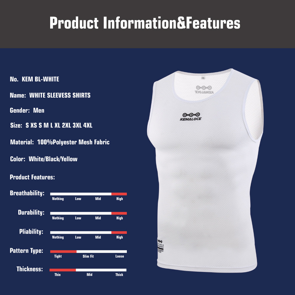 KEMALOCE Cycling Base Layer Sl - Cycling Gear Vest incelemesi ve fiyatı