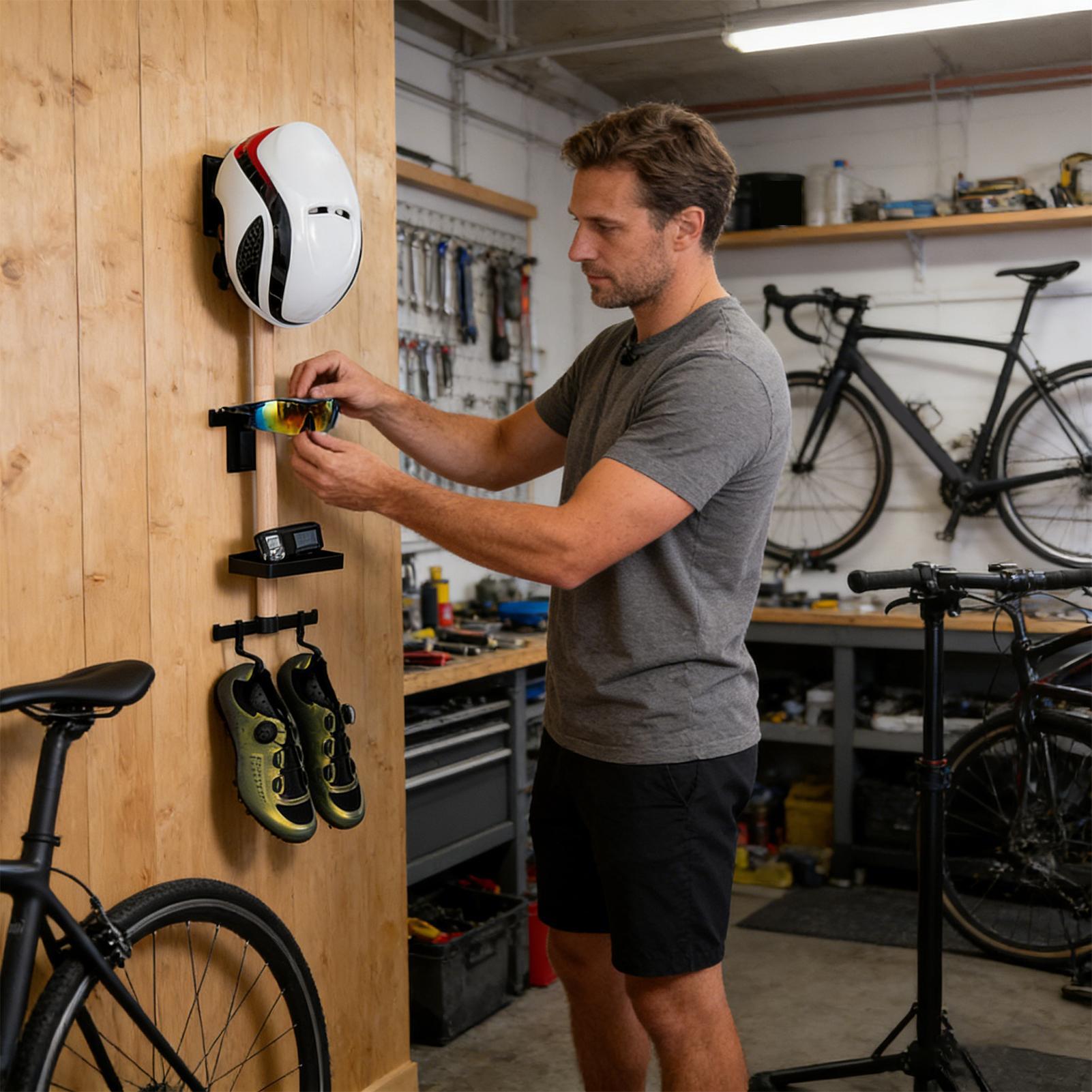 Vertical Cycling Gear Organize - Cycling Gear Wall Mount incelemesi ve fiyatı