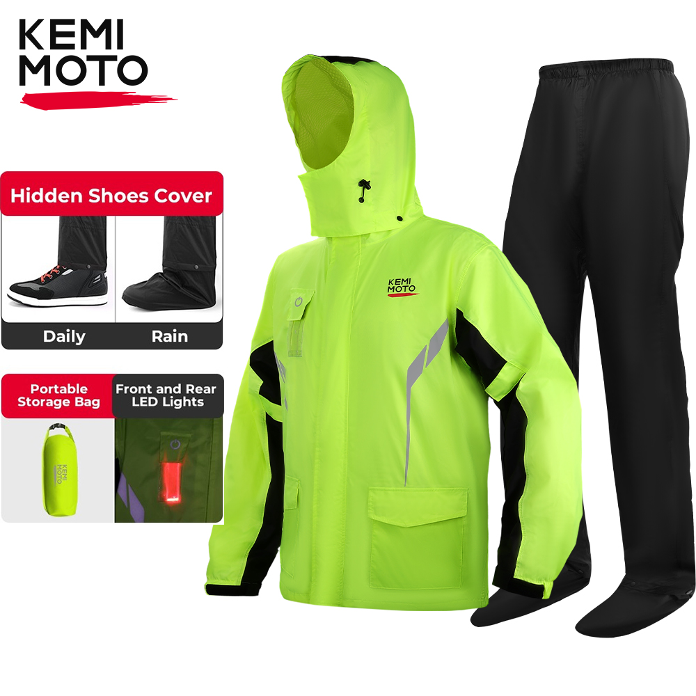 KEMIMOTO Unisex Waterproof Rai - Cycling Gear Black incelemesi ve fiyatı