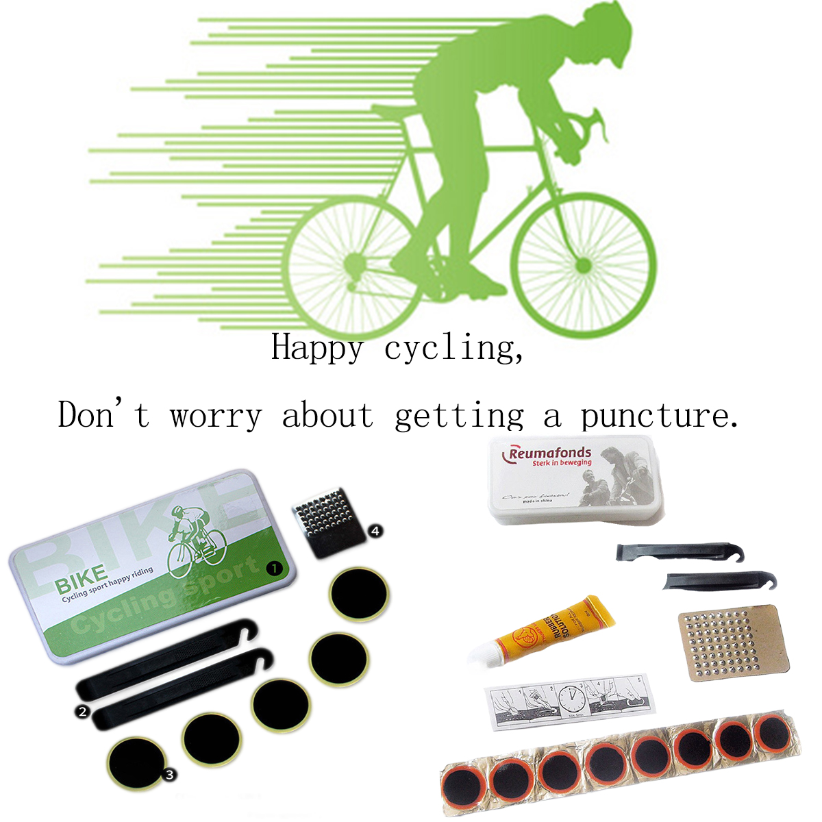 Bicycle Flat Tire Repair Kit T - Bike Tube Repair Kit incelemesi ve fiyatı
