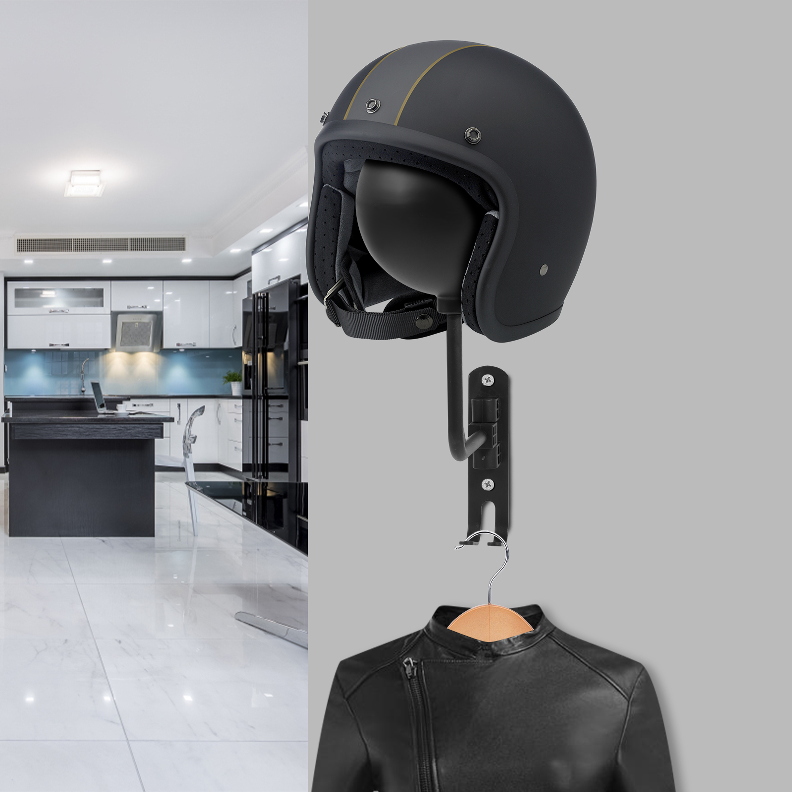 Wall Mount Helmet Holder Motor - Cycling Gear Wall Mount incelemesi ve fiyatı