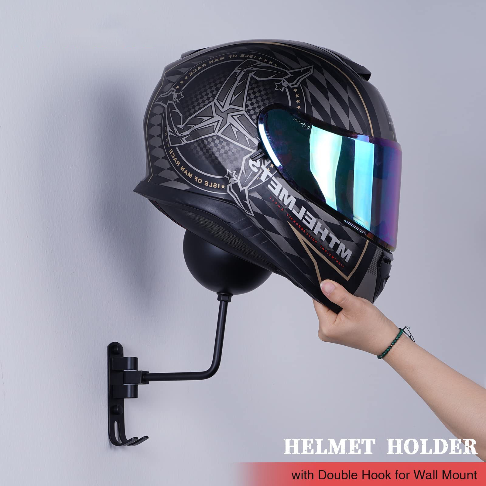 Motorcycle Helmet Wall Mount H - Cycling Gear Wall Mount incelemesi ve fiyatı