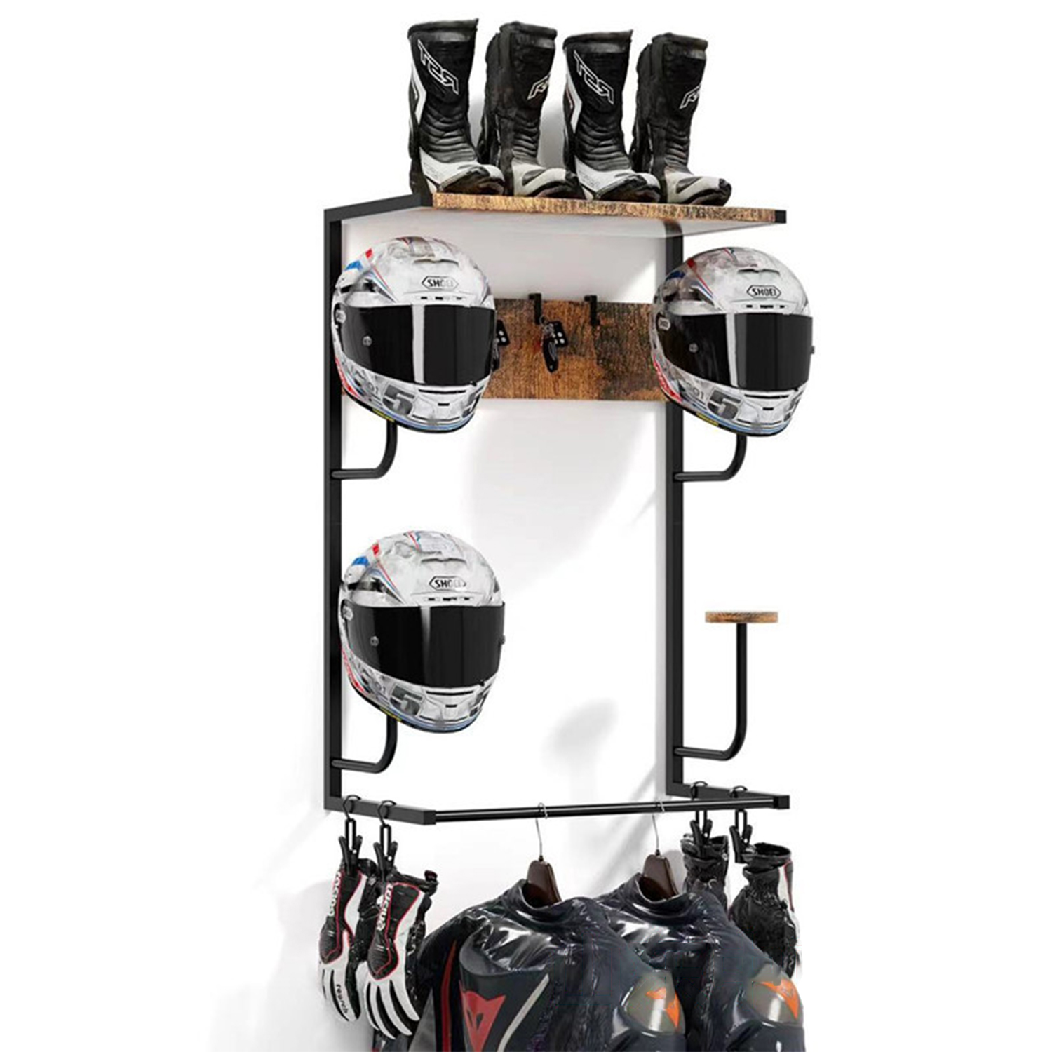 Motorcycle Helmet Holder, Wall - Cycling Gear Wall Mount incelemesi ve fiyatı