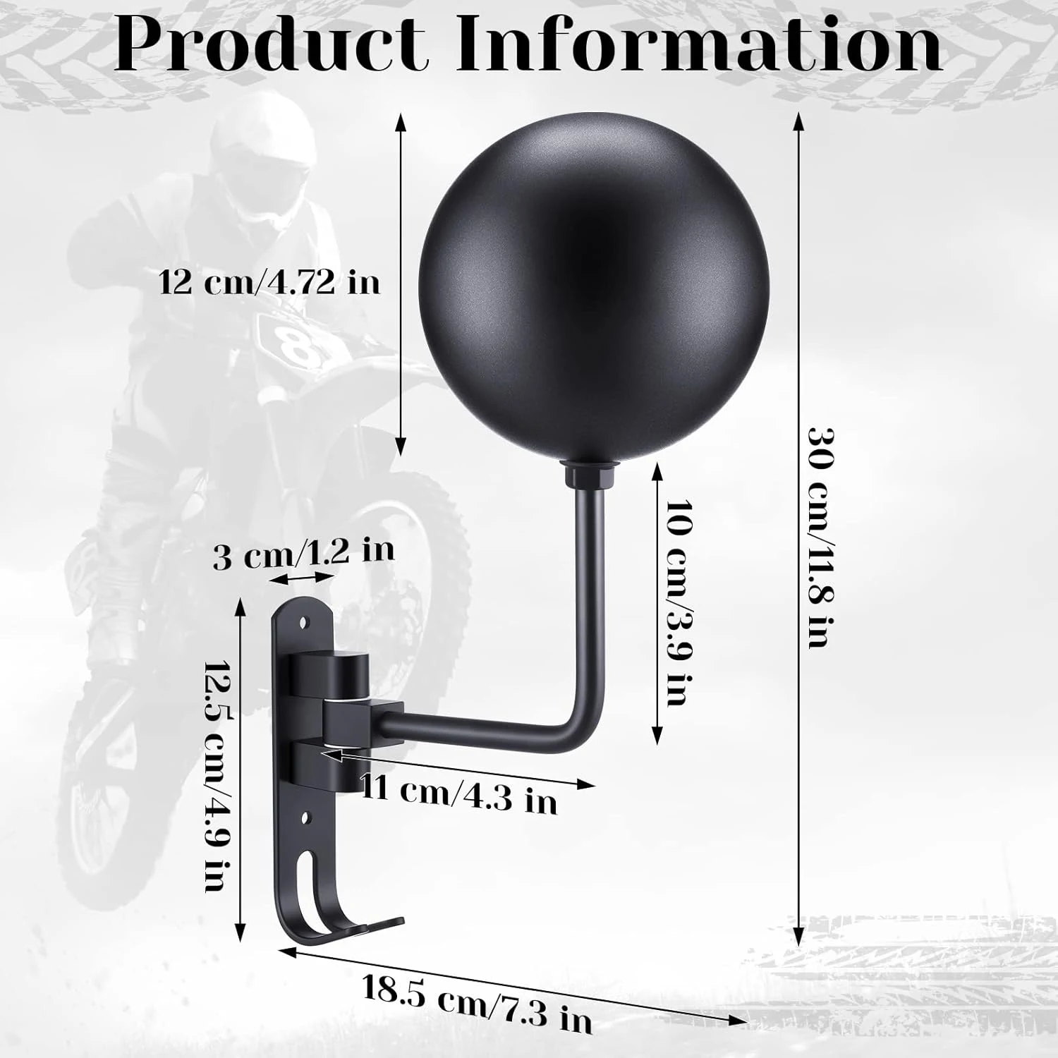 Motorcycle Helmet Rack Wall Mo - Cycling Gear Wall Mount incelemesi ve fiyatı