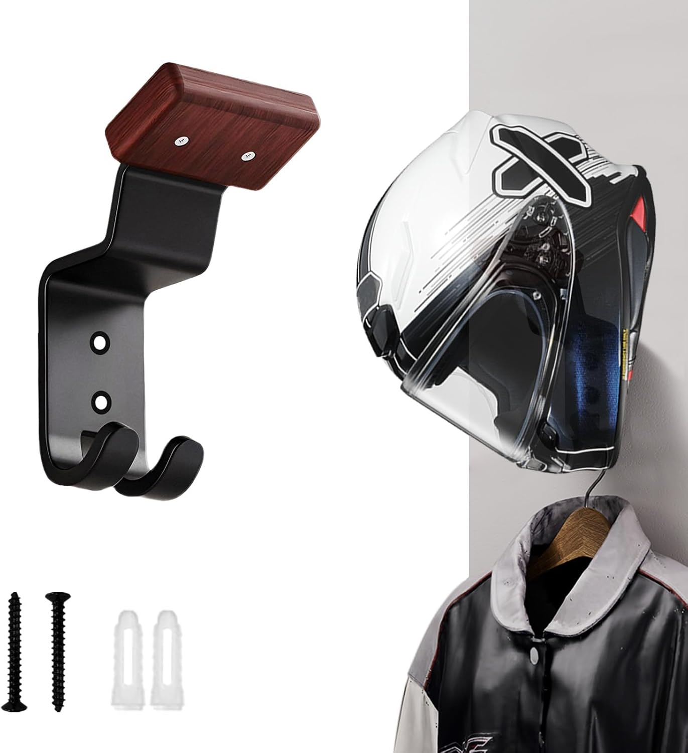 Motorcycle Helmet Holder Wall  - Cycling Gear Wall Mount incelemesi ve fiyatı