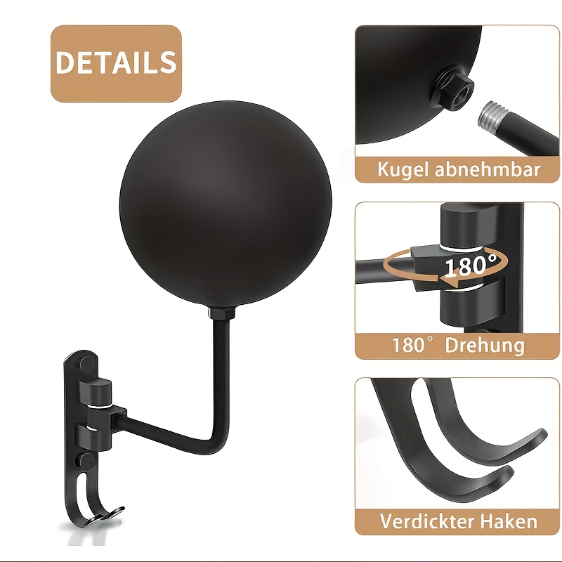 180° Rotary Motorcycle Helmet  - Cycling Gear Wall Mount incelemesi ve fiyatı